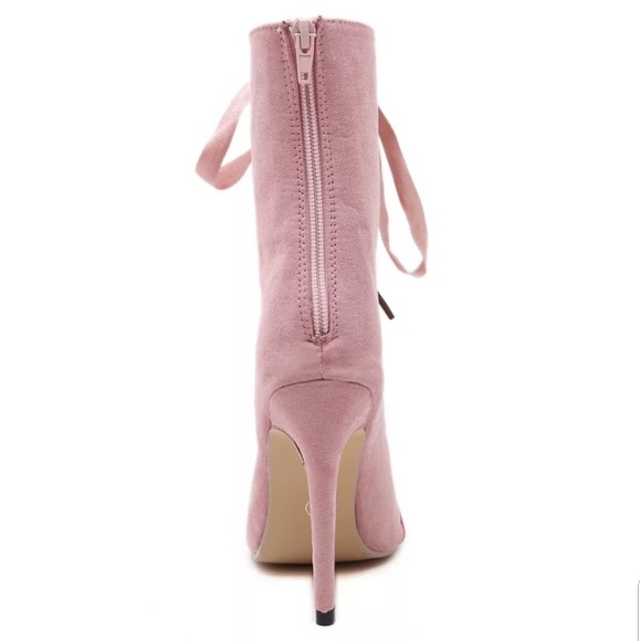 🔥Gladiator High Heel Stiletto Boot Pink - Picture 7 of 8